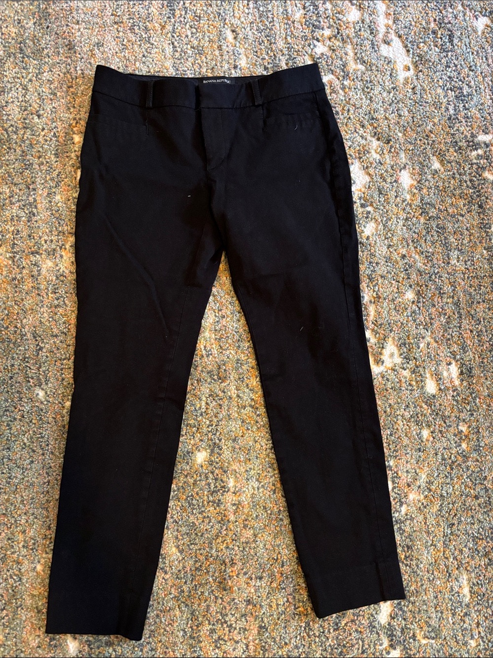 Banana Republic Black Cropped Ankle Pants